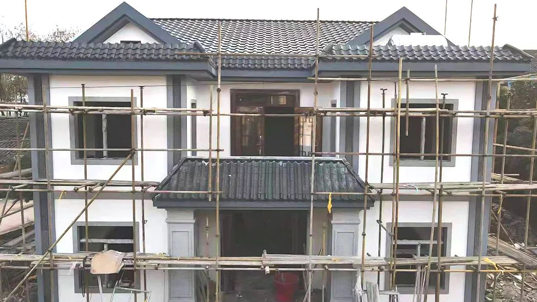 k8凯发无机涂料助力湖南衡阳农村别墅家装项目